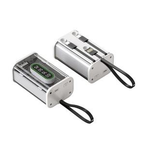 Cargador Portátil con Pantalla LED de Carga Rápida, 2000mah 6000mah 10000mah 10W, Cable Integrado, Cargador Móvil - Product Image 5