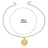 Colliers Pendentifs de Mode en Acier Inoxydable avec Calligraphie Islamique Arabe Allah Musulman Eid Ayatul Kursi pour Hommes et Femmes