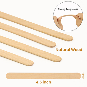 114mm thân thiện với môi bằng gỗ đa mục đích Popsicle Gậy cho nghề thủ công ICES Ice Cream sáp lưỡi depressor gỗ gậy - Product Image 2