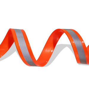 Correas de nailon recubiertas de TPU reflectante fluorescente de alta calidad <span class=keywords><strong>Collar</strong></span> de perro rollos embalados con logotipo personalizado impermeable y duradero - Product Image 3