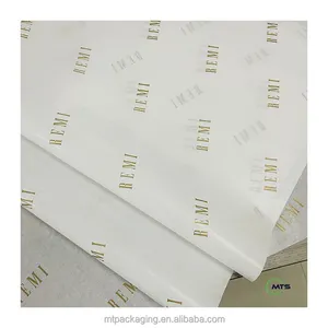 Moatain papel seda personalisado Bijoux chaussure vêtement beauté cosmétique papier emballage impression personnalisée papier de soie imprimé avec logo