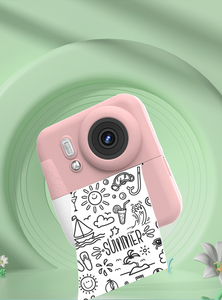 SourcingArk 2.4 Inch 48MP 1080P 1200mAh Kids Instant <b>Print</b> Mini <b>Camera</b> Thermal Printer For Children 3-6 Years kids <b>camera</b> Q10 - Product Image 3