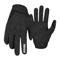 Gants de moto à doigts entiers, respirants, en maille, antidérapants, de protection pour hommes et femmes