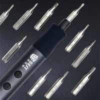 Juego de Destornilladores Eléctricos 10 en 1, 5 Ajustes de Torque, Herramienta Eléctrica de Precisión, Puntas Magnéticas para Destornillador, para iPhone, Gafas, Relojes, PC