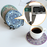 Hochwertige Mdf-freie Probe Blank Cork Coaster Sublimation für den Farbdruck