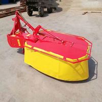 Tondeuses à disques doubles Tondeuse à gazon rotative 3 points Link Small Tractor Mulcher Mayal Mower for 40-80Hp Tractor PTO Drive