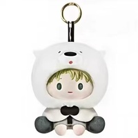 Ornements en peluche Spy Family, s'assoient en rangée, boîte à surprises, porte-clés, design original, nouveau, animal mignon en peluche, jouet en peluche, cadeau pour les garçons
