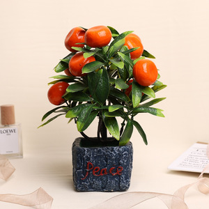 Jinhe Artificial Chili Plant 7.5X7.5X26CM <b>Silk</b> <b>Flower</b> Home Decor Wedding Decoration - Product Image 2