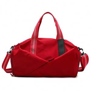 Bolsa Deportiva de Gran Capacidad para Mujer, para Gimnasio, Entrenamiento, Yoga, con Separación para Seco y Húmedo, para Zapatos, Viajes Cortos, Equipaje de Mano, Hecha de Poliéster - Product Image 1