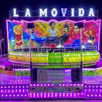 Nouvelle Manège Disco de Luxe sur Remorque, Grand Modèle Amélioré, pour un Voyage Passionnant, Maintenant en Promotion.