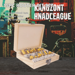 カスタマイズ可能なフェイスミル木工ツール1/4インチカーバイド先端ルータービットセットOEMサポート - Product Image 2