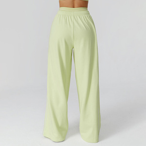 Pantaloni Sportivi da Donna CIYING a Vita Alta e Gamba Larga <span class=keywords><strong>con</strong></span> Tasche, Strisce a Contrasto, Stile Casual e Athleisure - Product Image 3