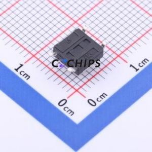TS6645TPFS-HT 350gf 072 Tactile Switch SMD-4P,6x6mm Switch Single Pole Single Throw Round Button 3.5N Vertical Mount - Product Image 2