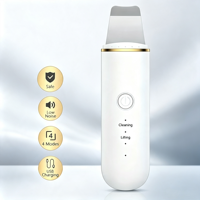 Nettoyeur de peau à ultrasons, éliminateur de points noirs, nettoyeur de pores, 4 modes, charge USB, lifting du visage, exfoliant, haute fréquence 24 kHz, soin du visage à domicile