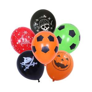 Alloween-Globos ATEX de cinco caras, estampados con calaveras y calabazas - Product Image 4