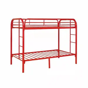 LAKSHYO School Dormitory Apartment de metal camas Heavy Duty Double Metal Detachable Bed frame Steel Bunk Bed