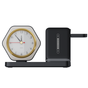 ที่ชาร์จไร้สาย 5 in 1 รุ่นใหม่ ปี 2026 พร้อมนาฬิกา ไฟกลางคืนอุ่นๆ เหมาะสำหรับ Samsung และ <span class=keywords><strong>Apple</strong></span> <span class=keywords><strong>Watch</strong></span> - Product Image 3