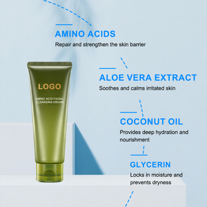 Crema Limpiadora <span class=keywords><strong>Facial</strong></span> con Aminoácidos para <span class=keywords><strong>Piel</strong></span> Sensible, Control <span class=keywords><strong>de</strong></span> <span class=keywords><strong>Grasa</strong></span>, con Fragancia, <span class=keywords><strong>Espuma</strong></span> Suave para <span class=keywords><strong>Piel</strong></span> <span class=keywords><strong>Grasa</strong></span> y con Acné, Repara la <span class=keywords><strong>Piel</strong></span> - Product Image 4