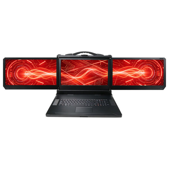 Portable Rugged AI Workstation AMD Threadripper 7980X Quadro P2000 256GB RAM 2TB SSD 16TB 4K Display WiFi 6 Industrial PC
