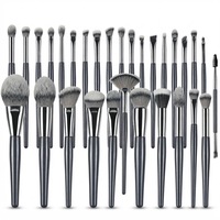 Pinceau de maquillage polyvalent à usages multiples pour la routine de maquillage du visage, outil cosmétique portable, fourniture en marque privée