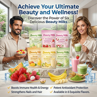Poudre de boisson au collagène multi-saveurs 50000mg, collagène marin, glutathion, marque privée OEM