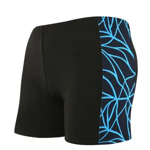 Großhandel Drops hipping Elastic Swim Trunks Beach Surf Shorts Beliebte Custom Designer Print Enge Stretch-Badehose