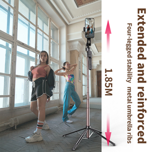 Trépied perche à selfie extensible avec télécommande sans fil pour prise de vue panoramique à 360 degrés pour téléphone Pro <span class=keywords><strong>Max</strong></span>/Samsung Go.Pro et support de caméra - Product Image 5