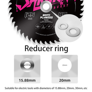 Zhongcun Power Tools 40T 165mm Grit Circular <strong>Saw</strong> <strong>Blade</strong> TCT Kerf <strong>Saw</strong> <strong>Blades</strong> For Wood - Product Image 5