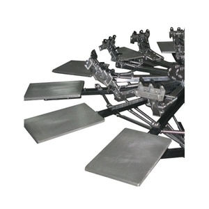 Impresora de serigrafía plana rotativa manual de alta gama para camisetas, ropa y papel, nueva y usada, automática, marca Farm World - Product Image 5