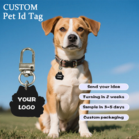 Cat Tag Benutzer definiertes Logo Hund Halskette Hund Katze Identifizierung Haustier ID Tags Silikon Qr Code Haustier ID Tag Benutzer definiert