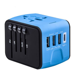 Adaptateur de voyage Adaptateur secteur universel Chargeur Adaptateur international Prises électriques murales Convertisseur EU/US/UK/AU R0774-1 - Product Image 2