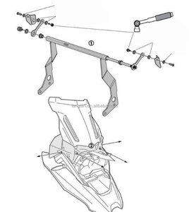 Soporte de Navegación para Motocicleta, Soporte para GPS y Teléfono para <span class=keywords><strong>BMW</strong></span> R1200GS R1250GS R <span class=keywords><strong>1200</strong></span> <span class=keywords><strong>GS</strong></span> <span class=keywords><strong>Adventure</strong></span> R 1250 GSA <span class=keywords><strong>GS</strong></span> ADV - Product Image 6