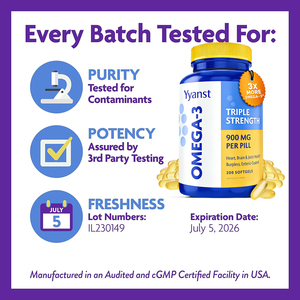 โอเมก้า 3 ตราสินค้าส่วนตัว EPA & DHA ซอฟเจล บำรุงสุขภาพหัวใจและหลอดเลือด ควบคุมอารมณ์ เสริมสร้างสุขภาพข้อต่อ - Product Image 5