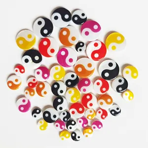 Chinese Yin and Yang Charms Spacer Beads for DIY Jewelry