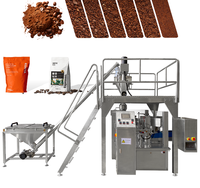 Machine de conditionnement de poudre alimentaire avec système de dosage par vis, compatible avec la poudre de thé au lait, la poudre de café et la poudre de cacao