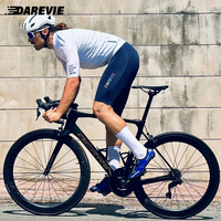 Darevie Fabricant Italie, Cuissard de cyclisme sans couture avec rembourrage Elastic Interface, 7 couleurs, Cuissard de cyclisme personnalisé