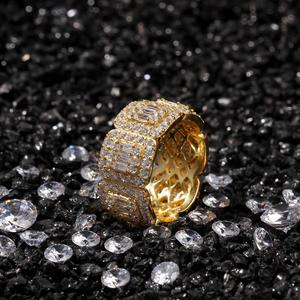 <span class=keywords><strong>Anello</strong></span> Hip Hop con Diamanti Placcato Oro e <span class=keywords><strong>Argento</strong></span> per Uomo e Donna, Ultimo Design, <span class=keywords><strong>Anello</strong></span> Personalizzato <span class=keywords><strong>Infinito</strong></span> Amore - Product Image 2