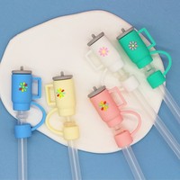 Bouchon de paille de style coupe Stanley de 10mm, cache anti-poussière universel en plastique et bouchon, article transfrontalier chaud, en stock, neuf