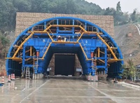 Chariot de coffrage en acier de type Needle Beam avec homologation ISO pour l'exportation internationale de la construction de tunnels en montagne