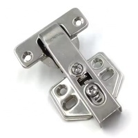 Charnière dissimulée à fermeture amortie pour meuble d'angle, 90 degrés, hydraulique, en acier inoxydable, pour meubles de cuisine
