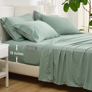 Ensembles de draps de lit en microfibre 6 pièces les plus vendus Literie douce Fabricant en gros Technique tissée - Product Image 6