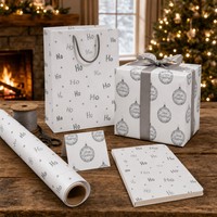Papier d'emballage cadeau personnalisé en gros, rouleau de papier personnalisé, étiquette suspendue, boîte cadeau, sac en papier, carnet, accessoires variés, petit et grand MOQ