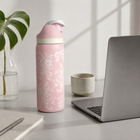 Bouteille d'eau isotherme en acier inoxydable 32 oz, maintien au froid pendant 24 heures, anti-fuite, compatible lave-vaisselle, pour les voyages, le sport et les activités de plein air