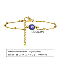 Joyería de Moda, Pulseras Ajustables de Acero Inoxidable con Baño de Oro IP de 18k, Antideslustre, para Mujer