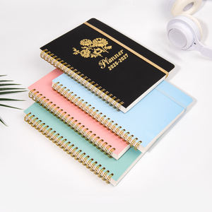 Personnalisé Private Label <span class=keywords><strong>Noir</strong></span> Relié Quotidien Hebdomadaire Spirale Objectifs Sans Date A5 Planificateur Journal Agenda Notebook - Product Image 6