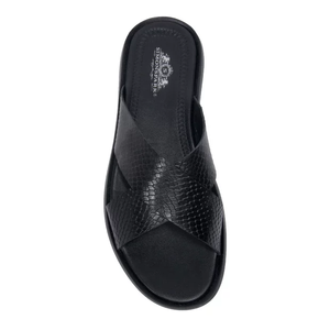Nouvelles sandales décontractées de <span class=keywords><strong>luxe</strong></span> pour hommes en <span class=keywords><strong>cuir</strong></span> pleine fleur, style italien, pour l'extérieur - Product Image 2