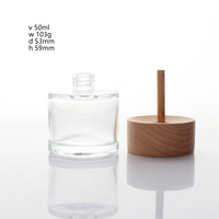 Diffuseur d'huiles essentielles d'aromathérapie Bouteille en verre de parfum Bouteille en verre vide