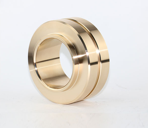 Douille en bronze <span class=keywords><strong>CuSn12</strong></span> QSn5-5-5 CuSn10Pb1 pour joint de tracteur, coque de palier en cuivre, douille en bronze Bc6c, demi-flange, douille de bras de pelle - Product Image 1