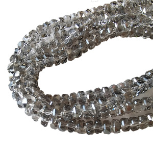 Perles en verre cristal 6mm pour bijoux, accessoires de fabrication de bracelets et colliers DIY, collection Printemps 2025, origine Yiwu - Product Image 4