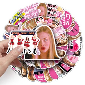 50 Uds US TV Mean Girl pegatina troquelada vinilo decorativo portátil monopatín nevera equipaje guitarra taza pegatina personalizada - Product Image 6
